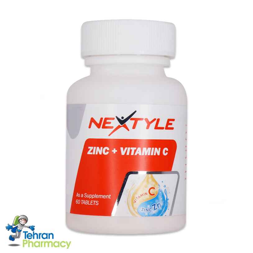 قرص زینک پلاس ویتامین سی نکستایل